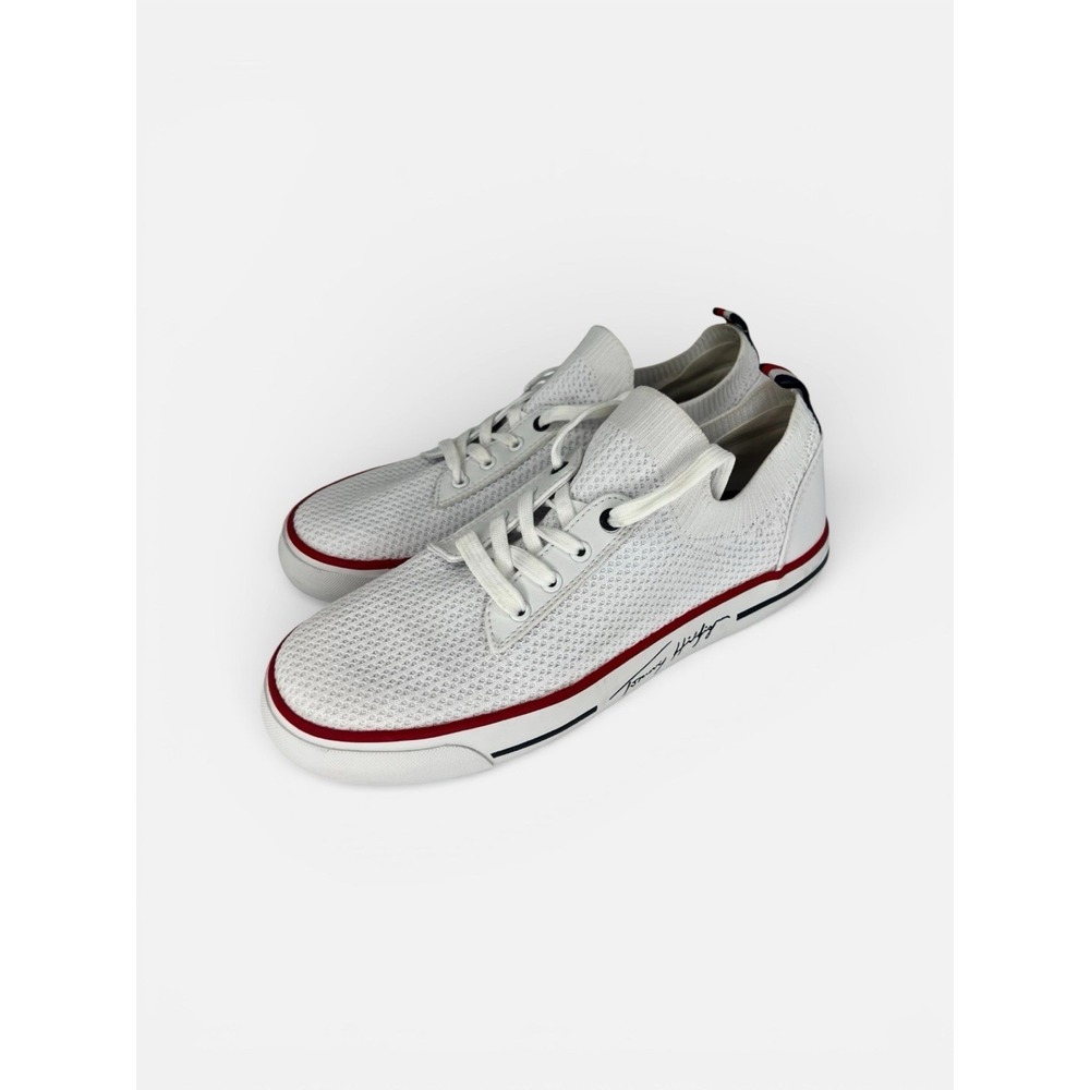 Hilfiger White Canvas Sneakers Size 9M
